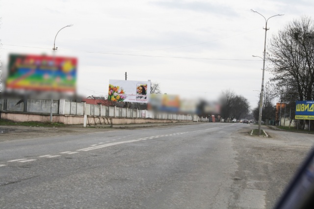 Щит 6x3,  Трасса Н-09 Мукачево-Рогатин, въезд в Тячев